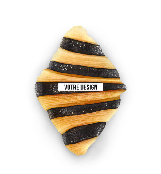 Croissant chocolat personnalisable – Noir